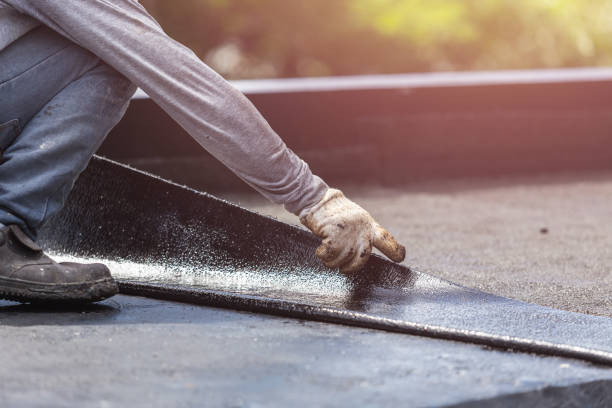 Professional Waterproofing technician working in Feesburg, OH